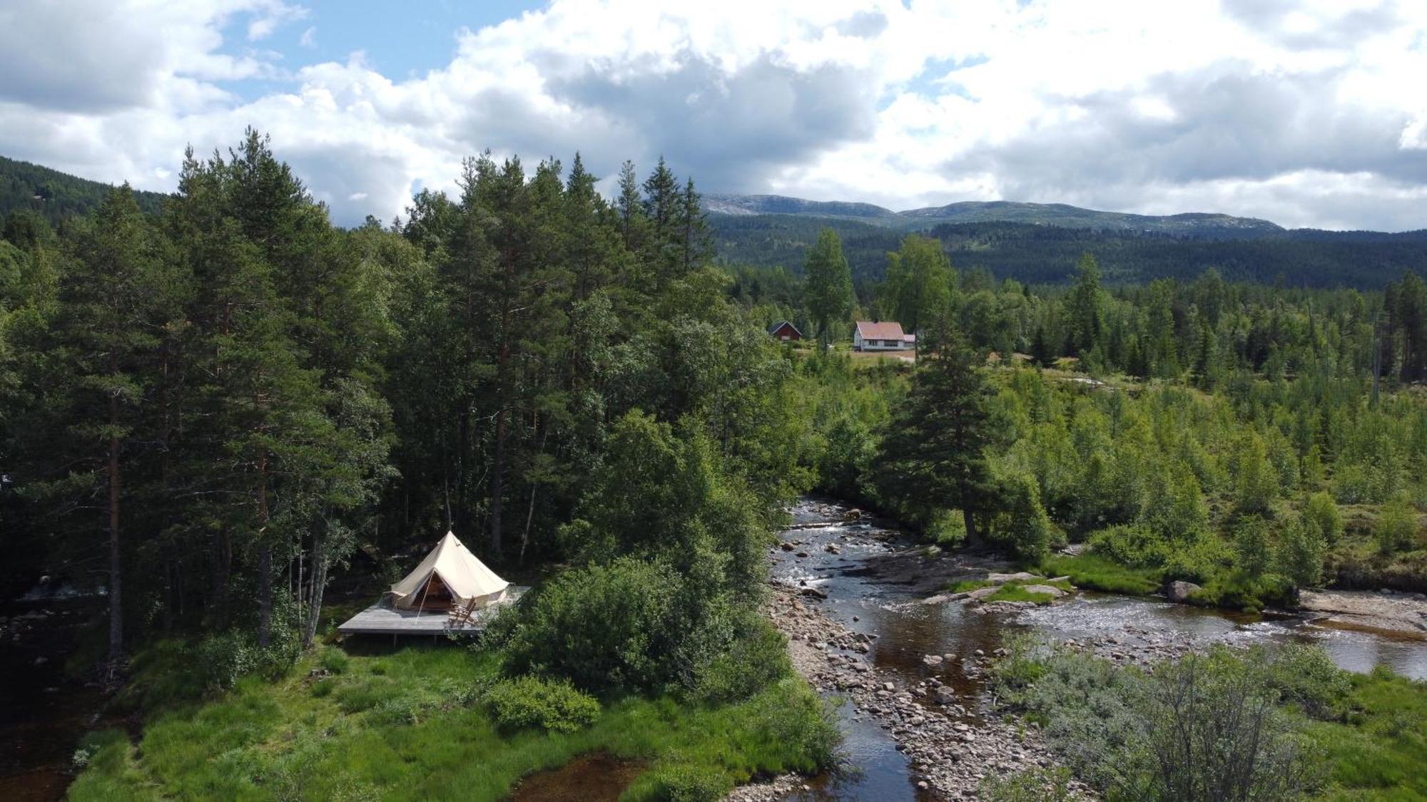 Fossumsanden Camping og Hytter Fyresdal Eksteriør bilde