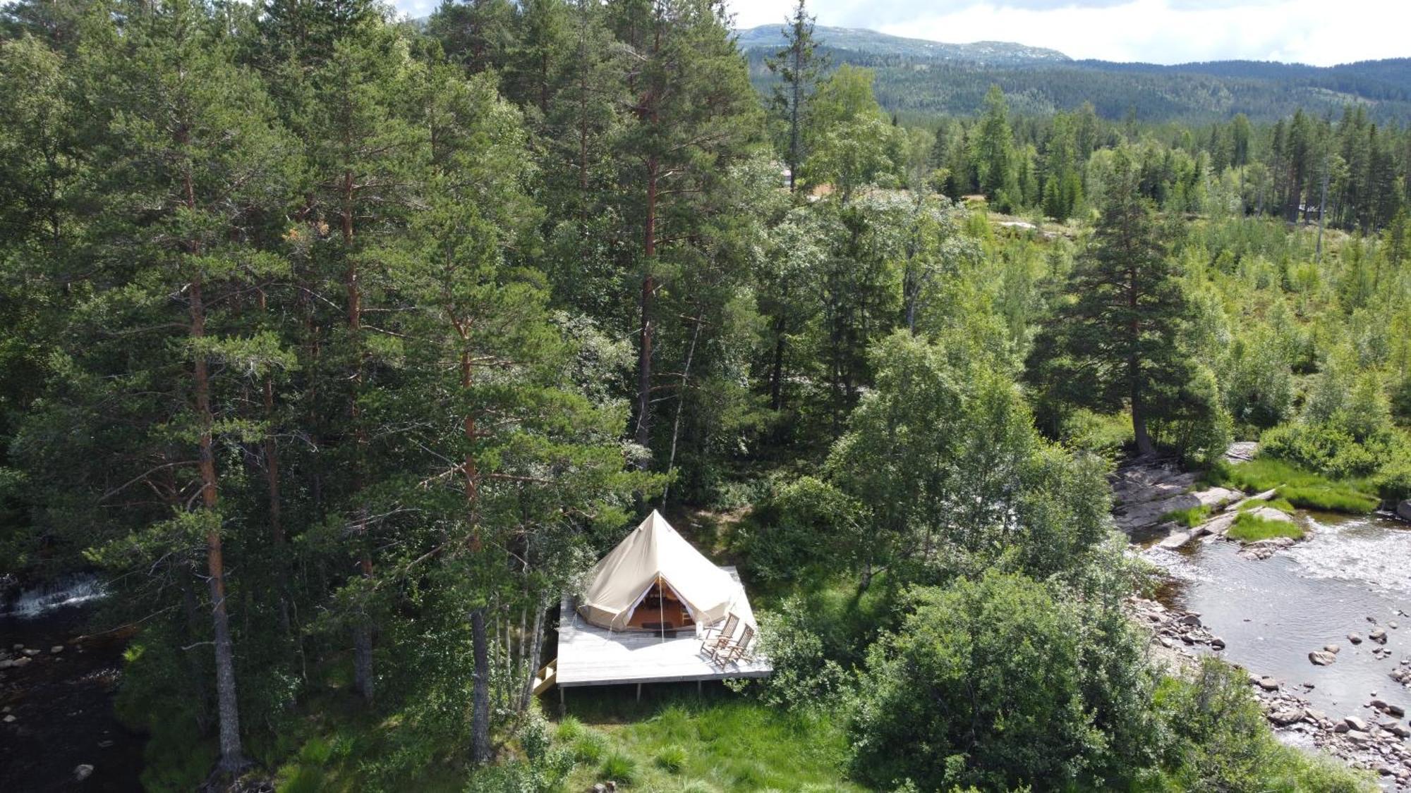 Fossumsanden Camping og Hytter Fyresdal Eksteriør bilde