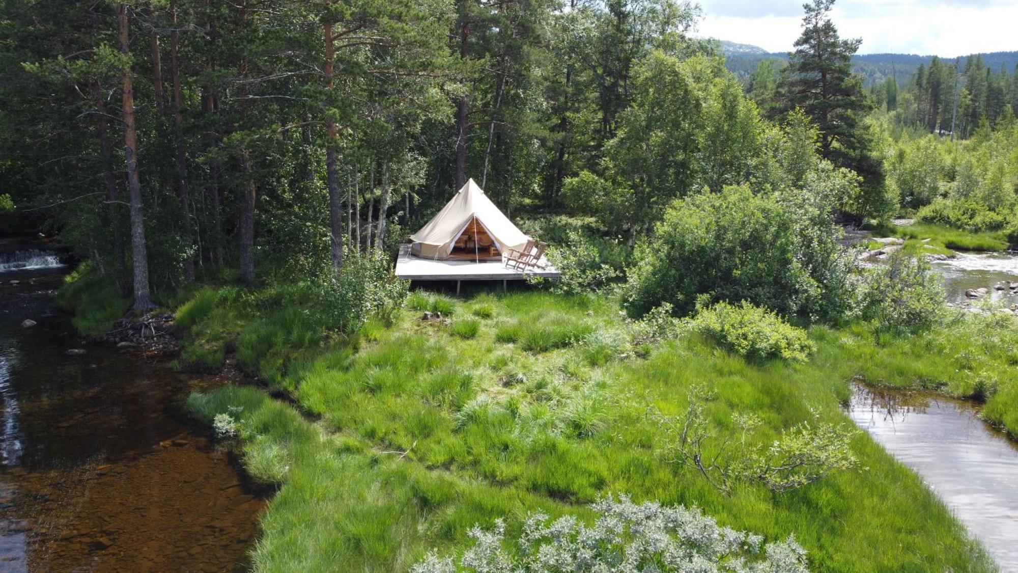 Fossumsanden Camping og Hytter Fyresdal Eksteriør bilde